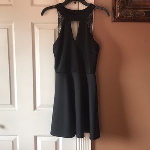 Black cocktail dress